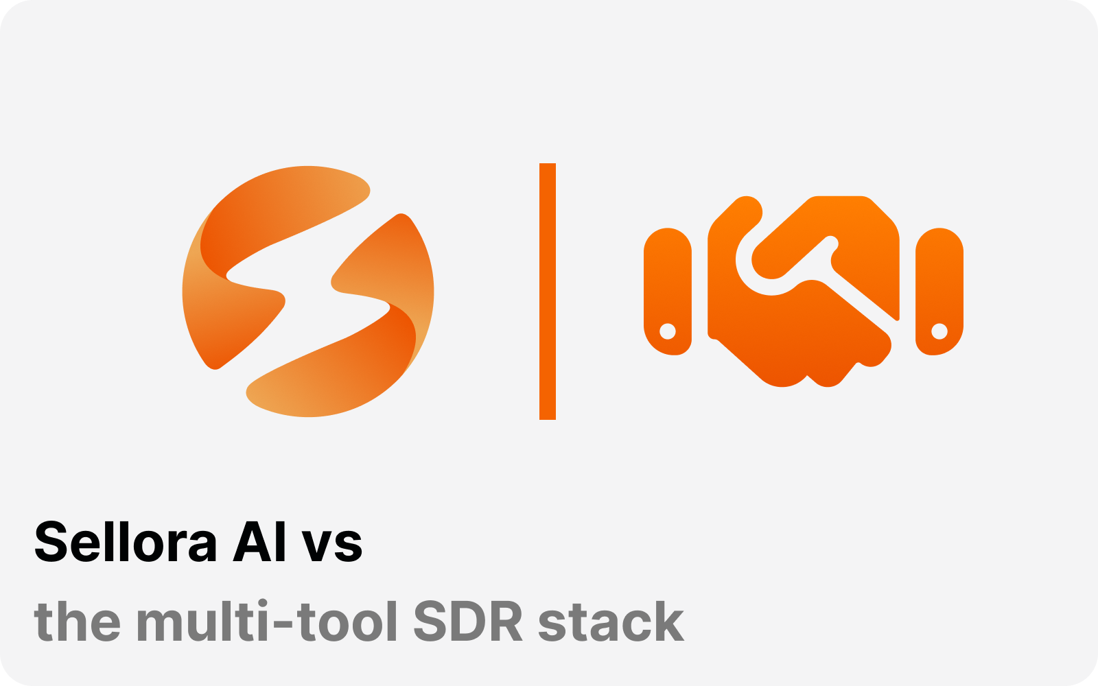 Sellora AI vs the multi-tool SDR stack